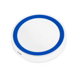 Беспроводное зарядное устройство Dot, 5 Вт, белый/синий