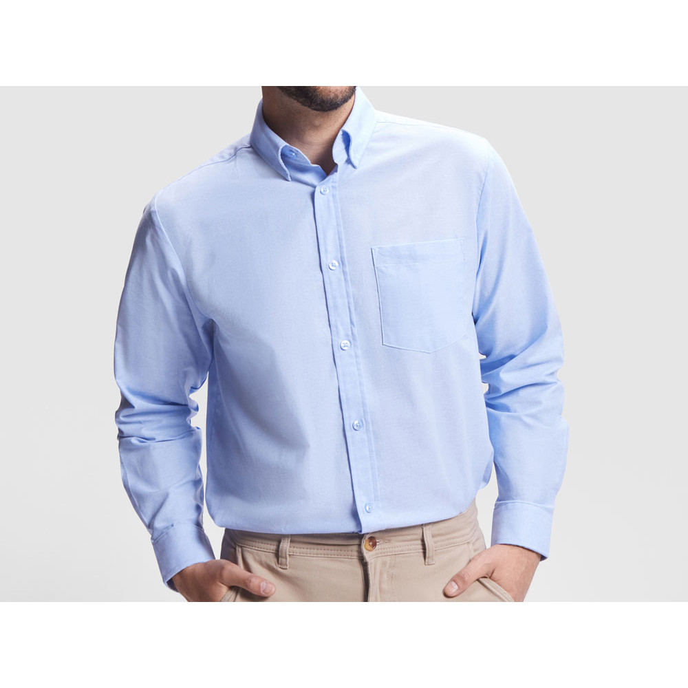Рубашка мужская Oxford, небесно-голубой