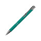 Ручка металлическая шариковая Legend Gum софт-тач, бирюзовый