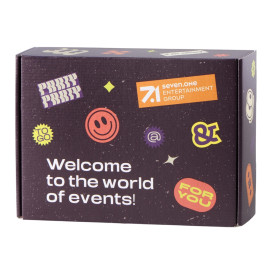 Коробка подарочная Zand M, белый (уф на вылет)