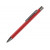 Ручка шариковая UMA STRAIGHT GUM soft-touch, с зеркальной гравировкой, красный