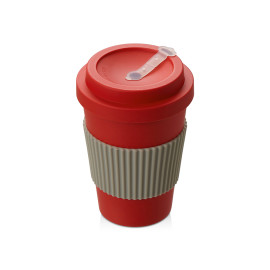 Термокружка Muffin из натуральных волокон, красный