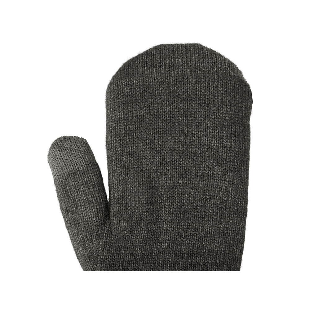 Варежки Dunant, темно-серый меланж