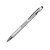 Ручка-стилус металлическая шариковая Sway  Monochrome с цветным зеркальным слоем, серебристый с черным