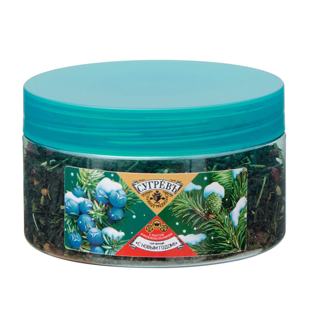 Чай С НОВЫМ ГОДОМ ! с пихтой, можжевельником и пряностями 55 г.