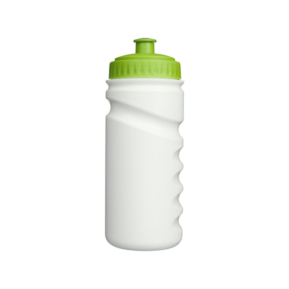 Спортивная бутылка Easy Squeezy - белый корпус, цвет зеленый;белый