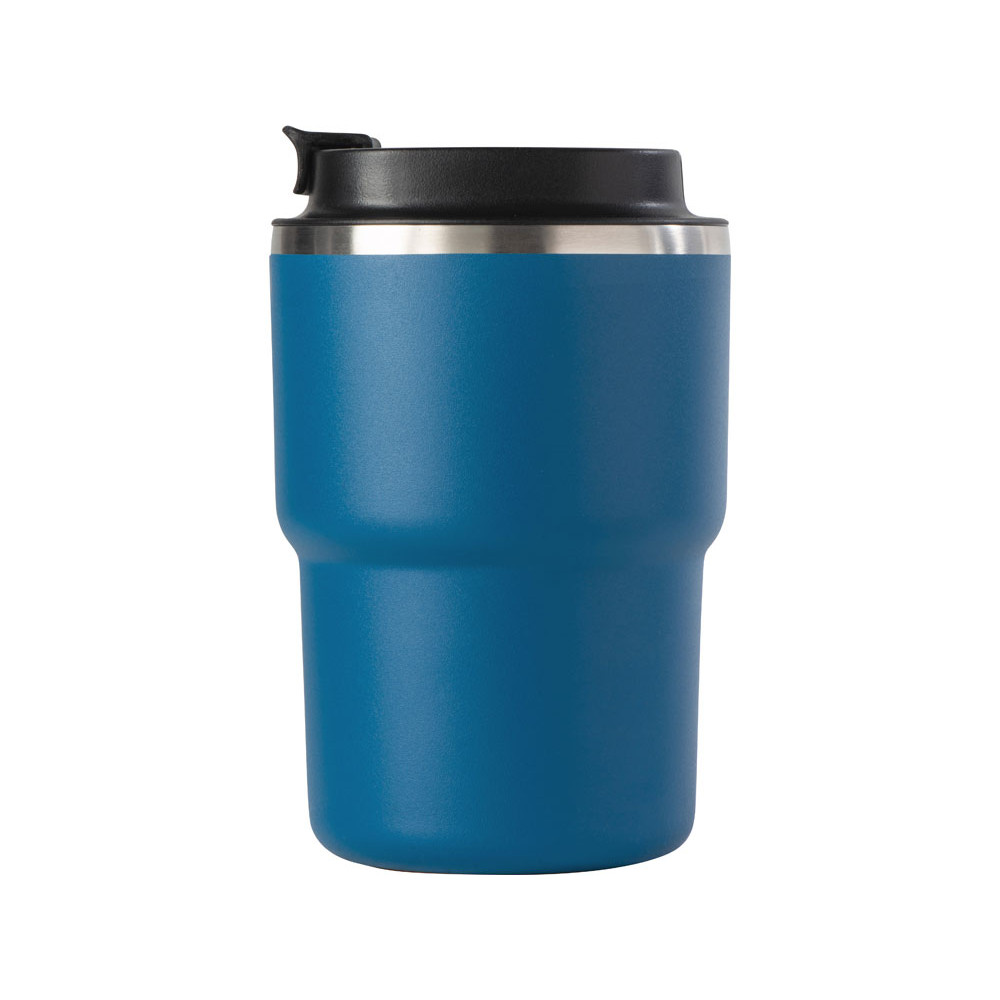 Вакуумная термокружка с внутренним керамическим покрытием Coffee Express, 360 мл, синий