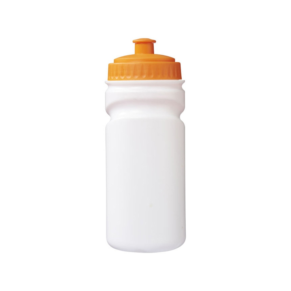 Спортивная бутылка Easy Squeezy - белый корпус, цвет оранжевый;белый