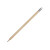 Шестигранный карандаш с ластиком Presto, натуральный
