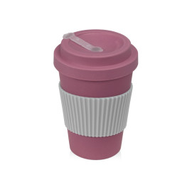 Термокружка Muffin из натуральных волокон, пыльно-розовый