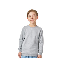 Свитшот Motion детская_6, серый меланж