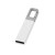 Флеш-карта USB 2.0 16 Gb с карабином Hook, белый/серебристый Флеш-карта USB 2.0 16 Gb с карабином Hook, белый/серебристый