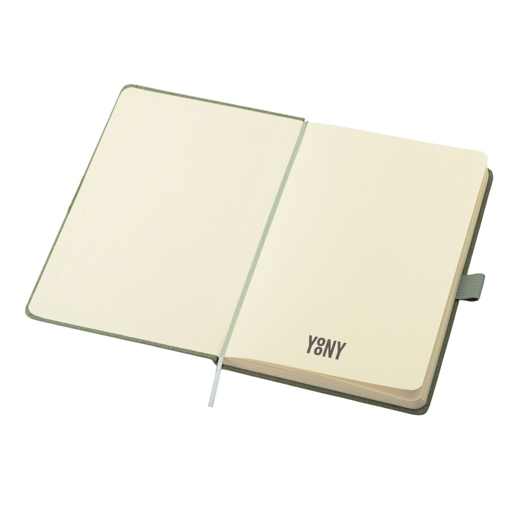 Блокнот А5 Snow Hard твердая обложка, 80 листов 70 гр/м2, зеленый