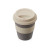 Стакан с силиконовой крышкой Cafe, beige Стакан с силиконовой крышкой Cafe, beige