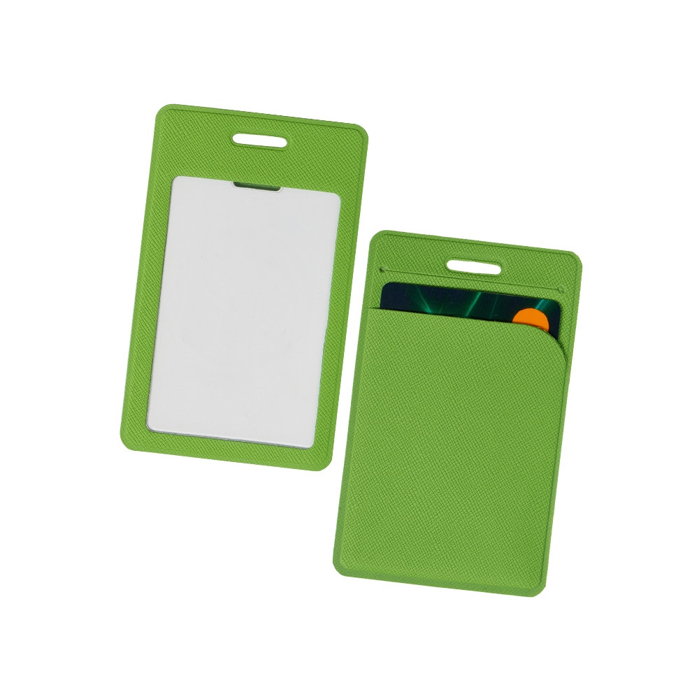 Карман вертикальный с дополнительным отделением Favor, зеленое яблоко