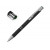 Ручка металлическая шариковая Legend Mirror Gum софт-тач с цветным слоем, черный / зеленый