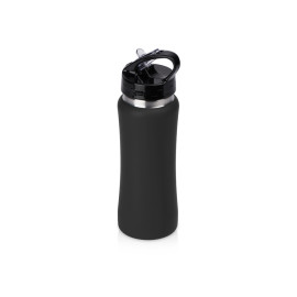 Бутылка для воды Bottle C1, сталь, soft touch, 600 мл, черный