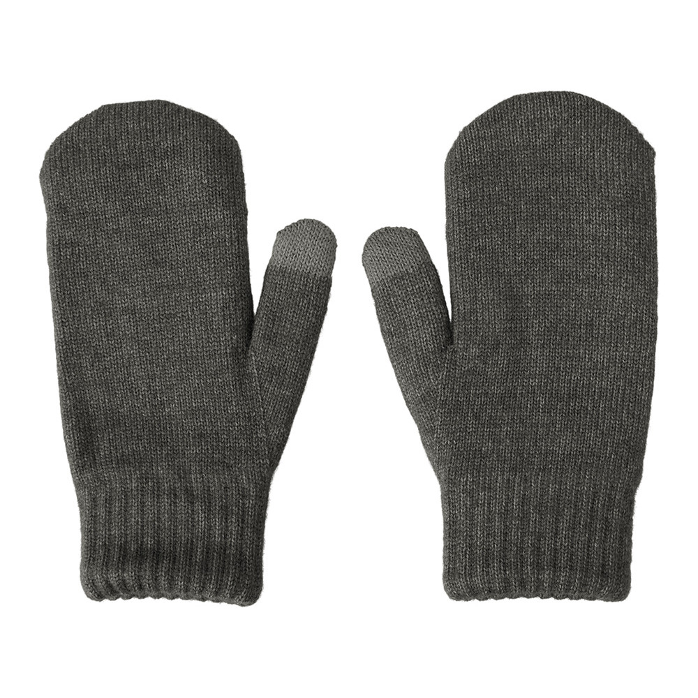 Варежки Dunant, темно-серый меланж
