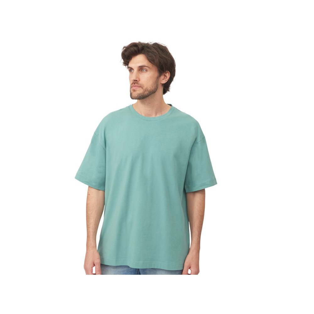 Футболка оверсайз Vienna унисекс , припылено-бирюзовый, цвет бирюзовый