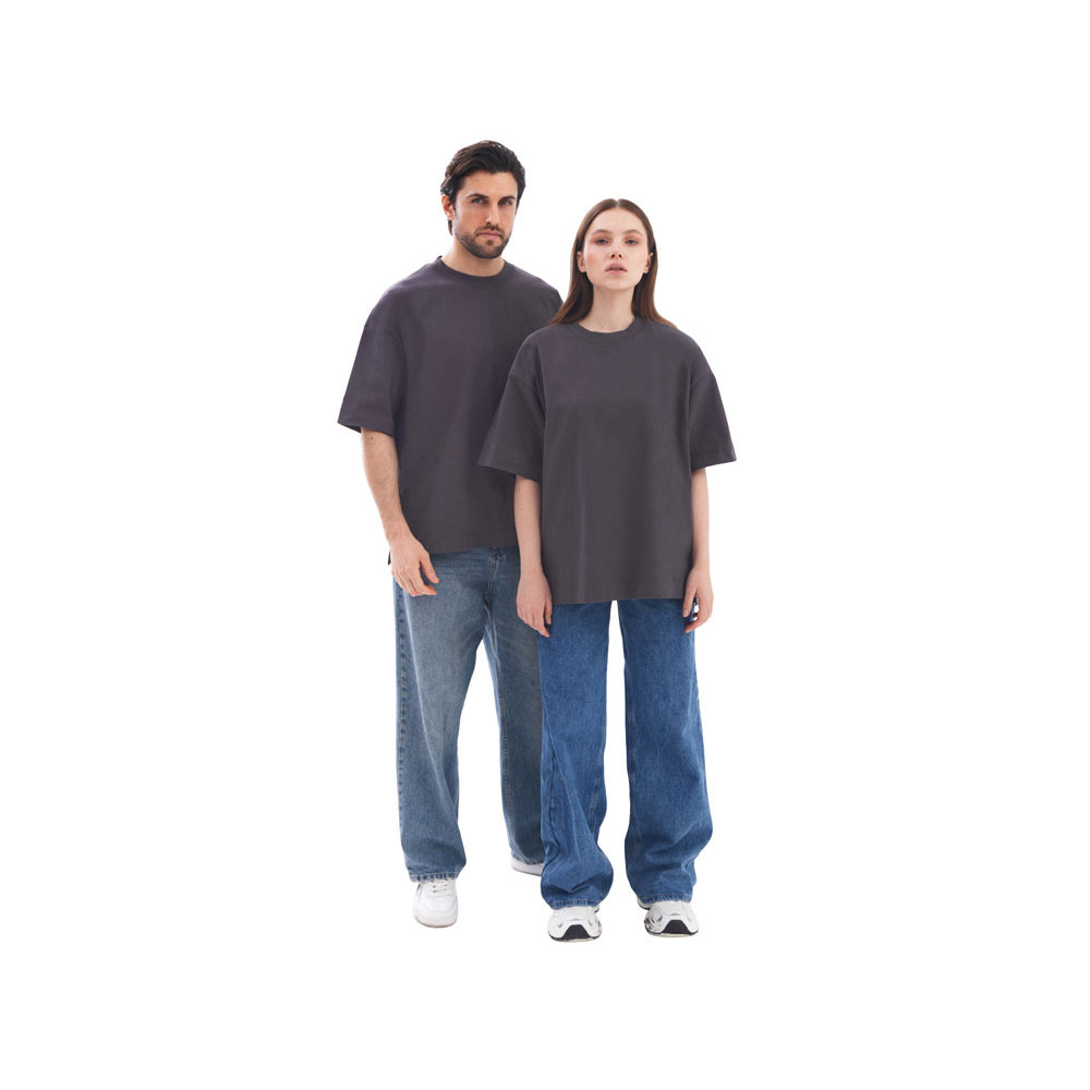 Футболка оверсайз Beta.01 унисекс, темно-серый