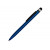 Ручка-стилус пластиковая шариковая Poke, синий/черный