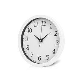 Пластиковые настенные часы  диаметр 25,5 см Yikigai, белый