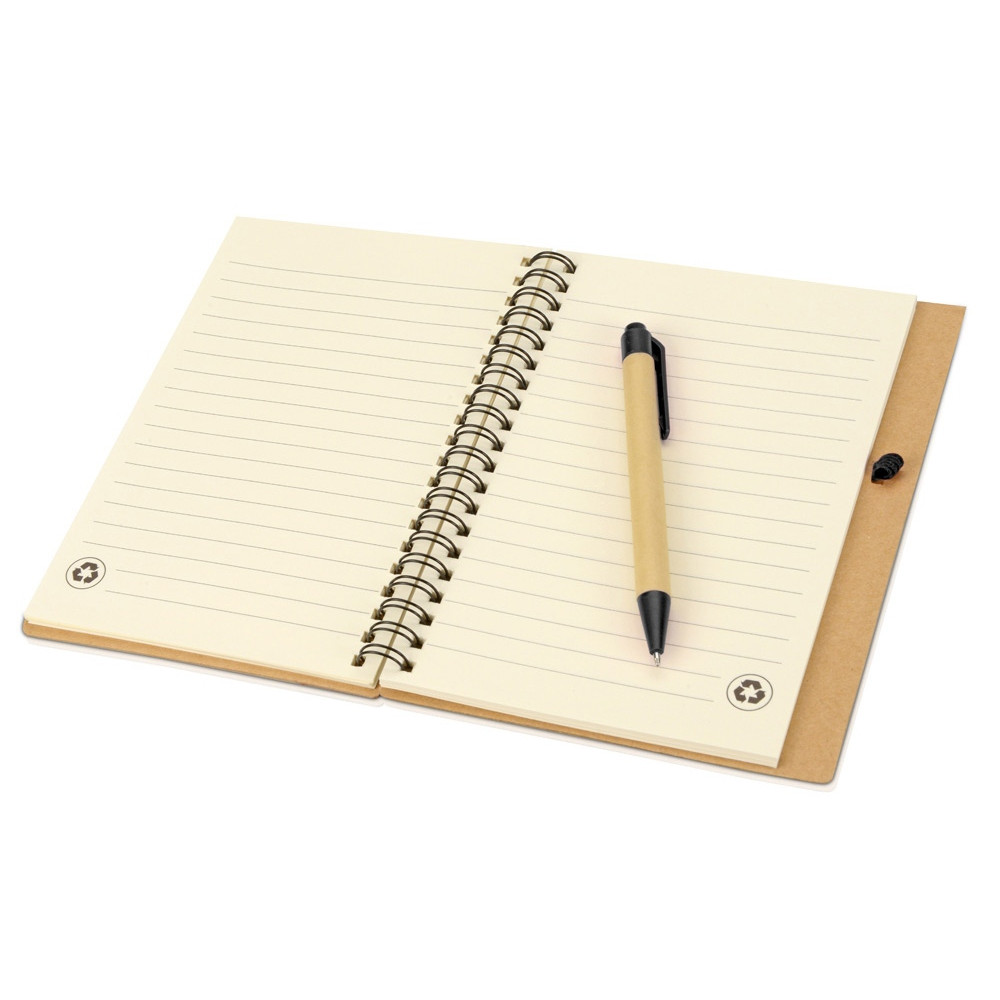 Блокнот Priestly с ручкой, черный