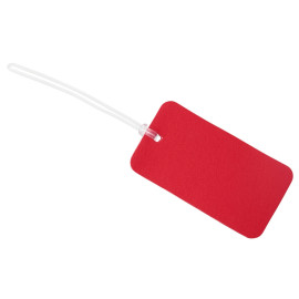 Багажная бирка Favor на силиконовой петле, красный