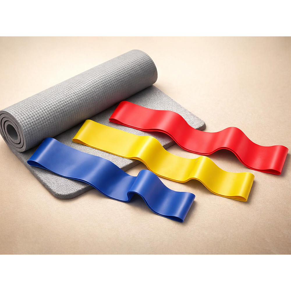 Набор спортивных резинок Crane, черный