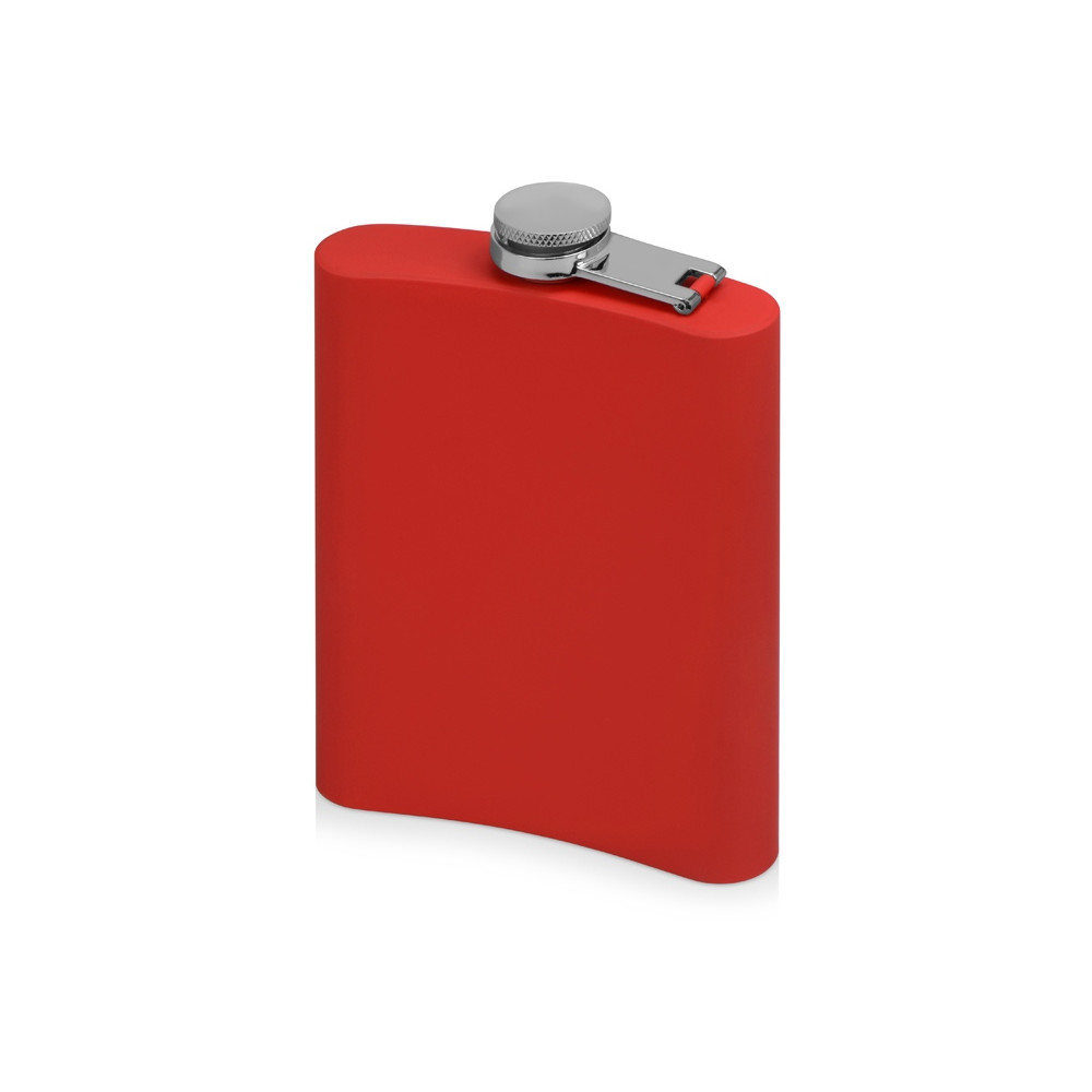Фляжка 240 мл Remarque soft touch, 201 сталь, красный