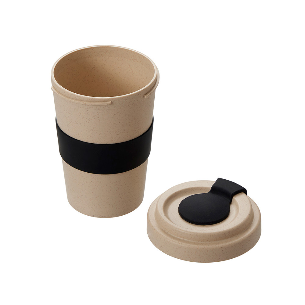 Стакан из пшеничного волокна Flava, черный