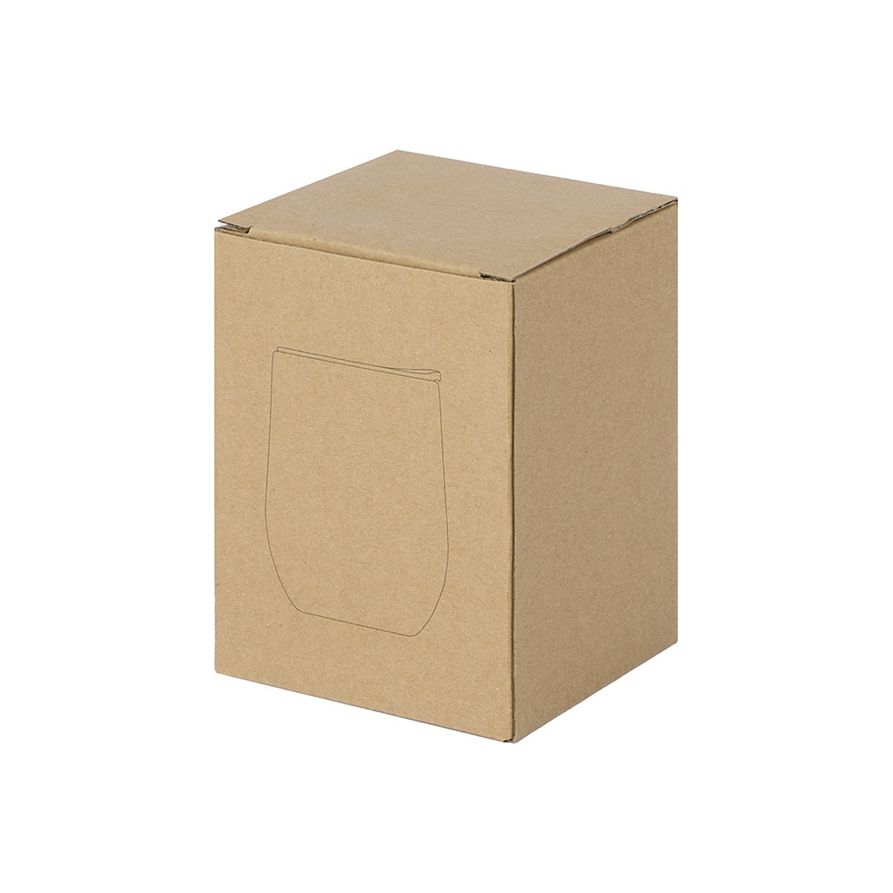 Вакуумная термокружка Sense, непротекаемая крышка, крафтовая упаковка, винный