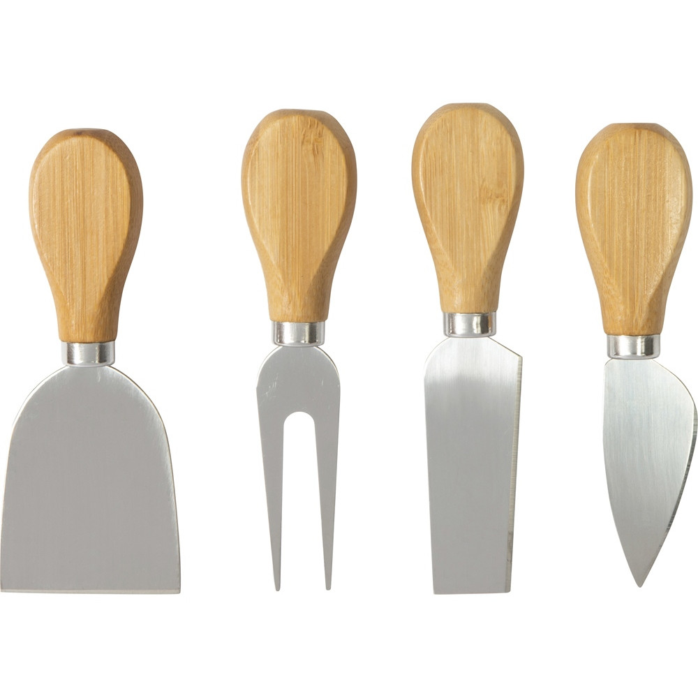 Набор для сыра из бамбука со съемной подставкой Camembert