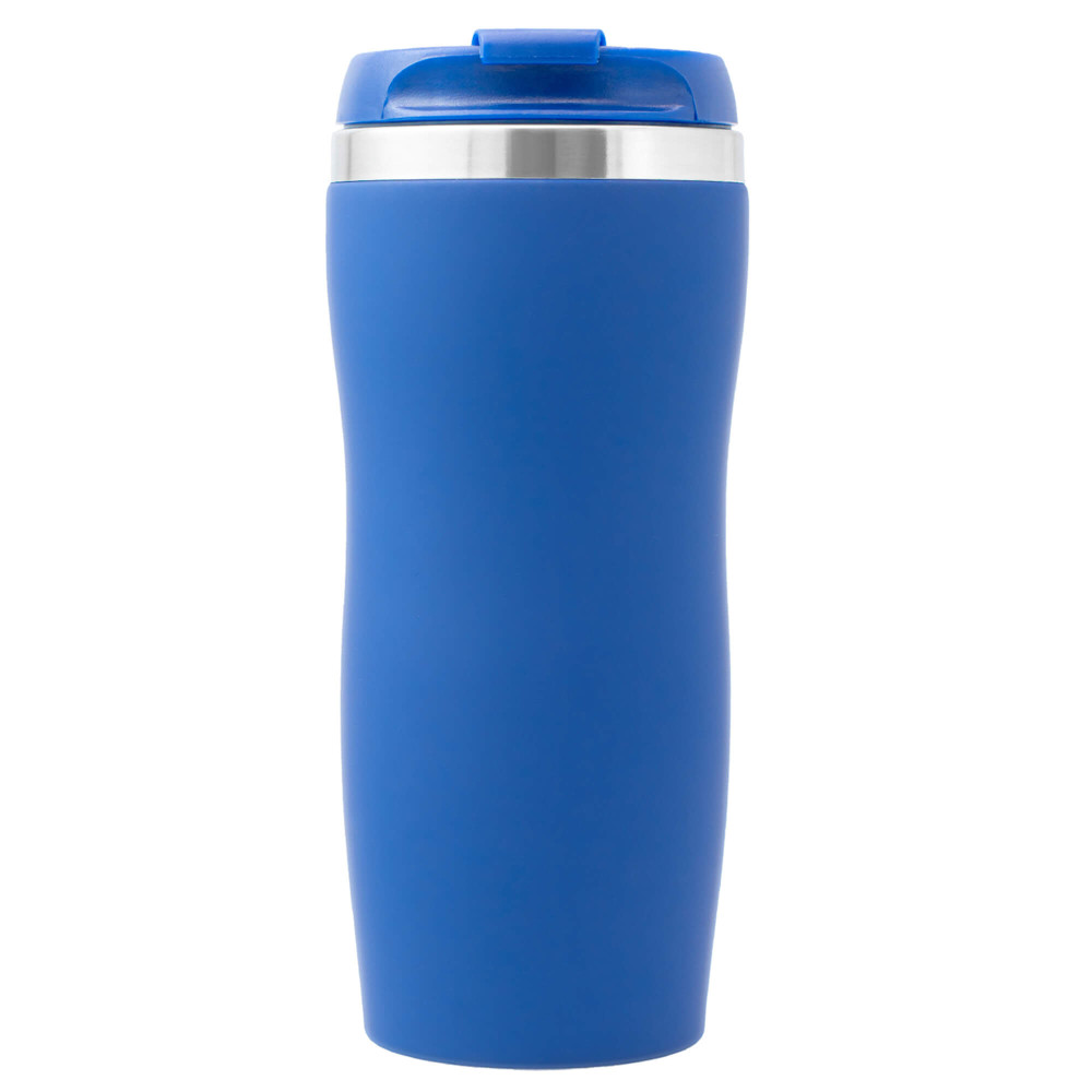 Термокружка SLIM SOFT COLOR 350мл., цвет Синий