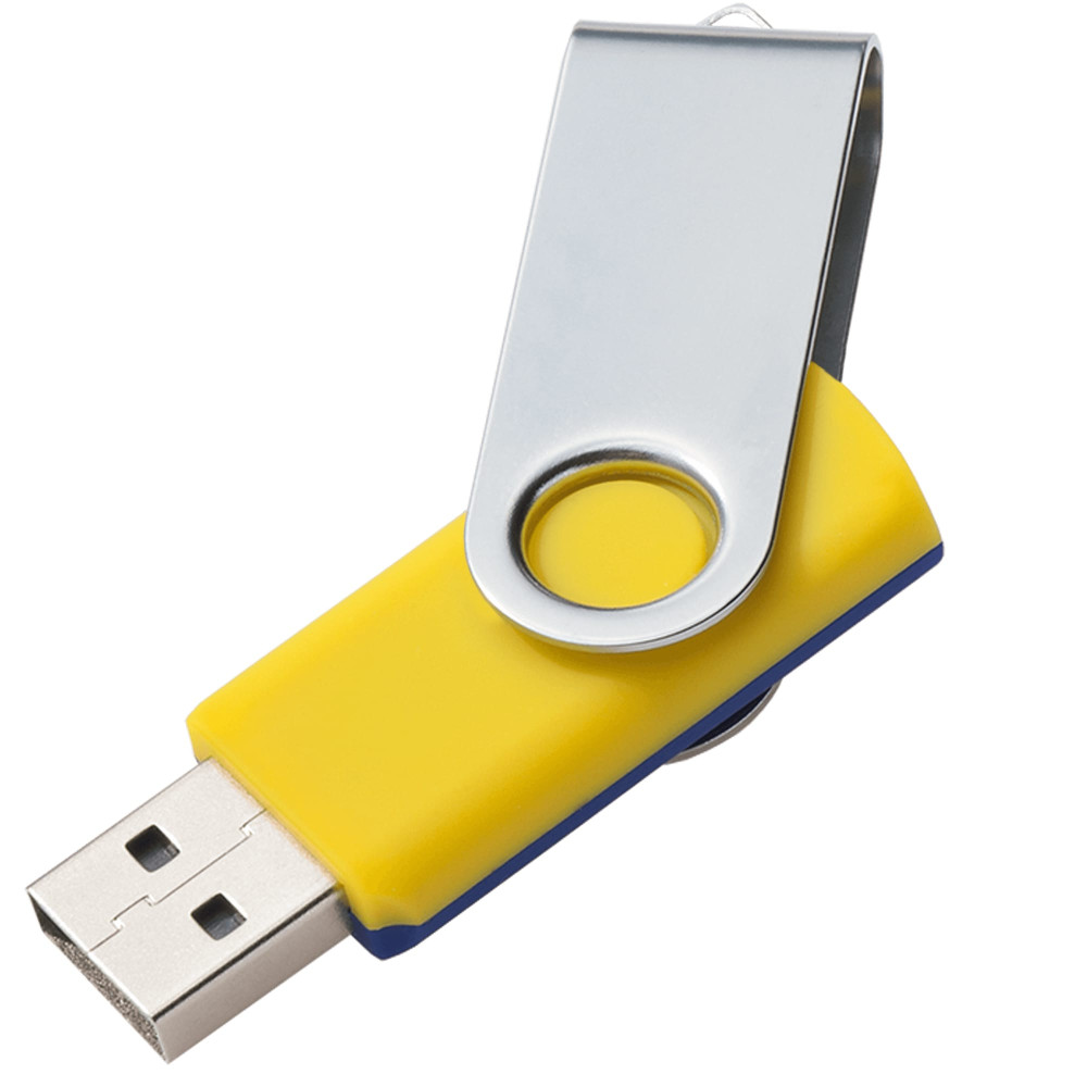 Флешка TWIST MIX, цвет Синий