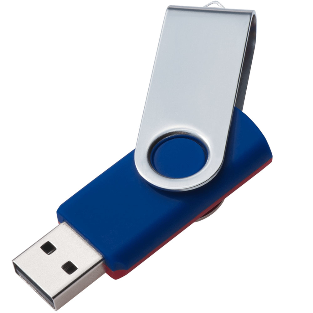 Флешка TWIST MIX, цвет Красный