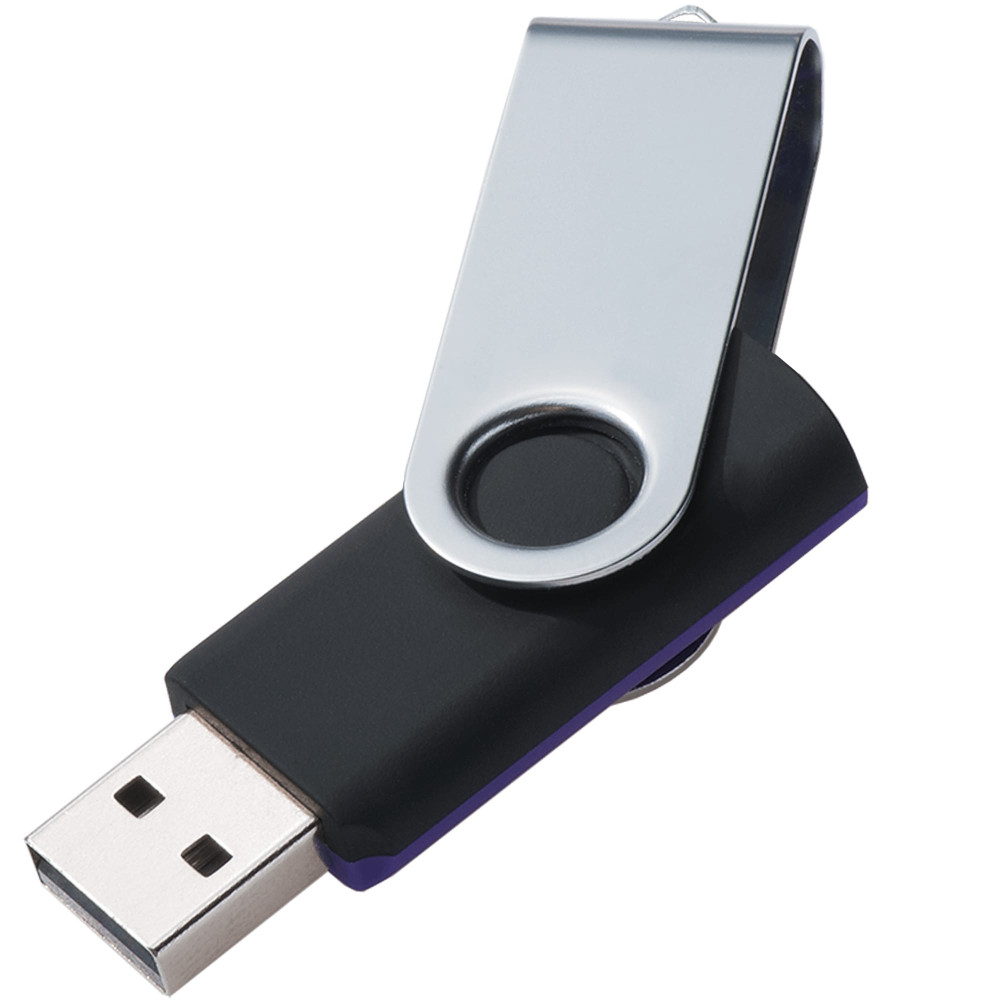 Флешка TWIST MIX, цвет Черный