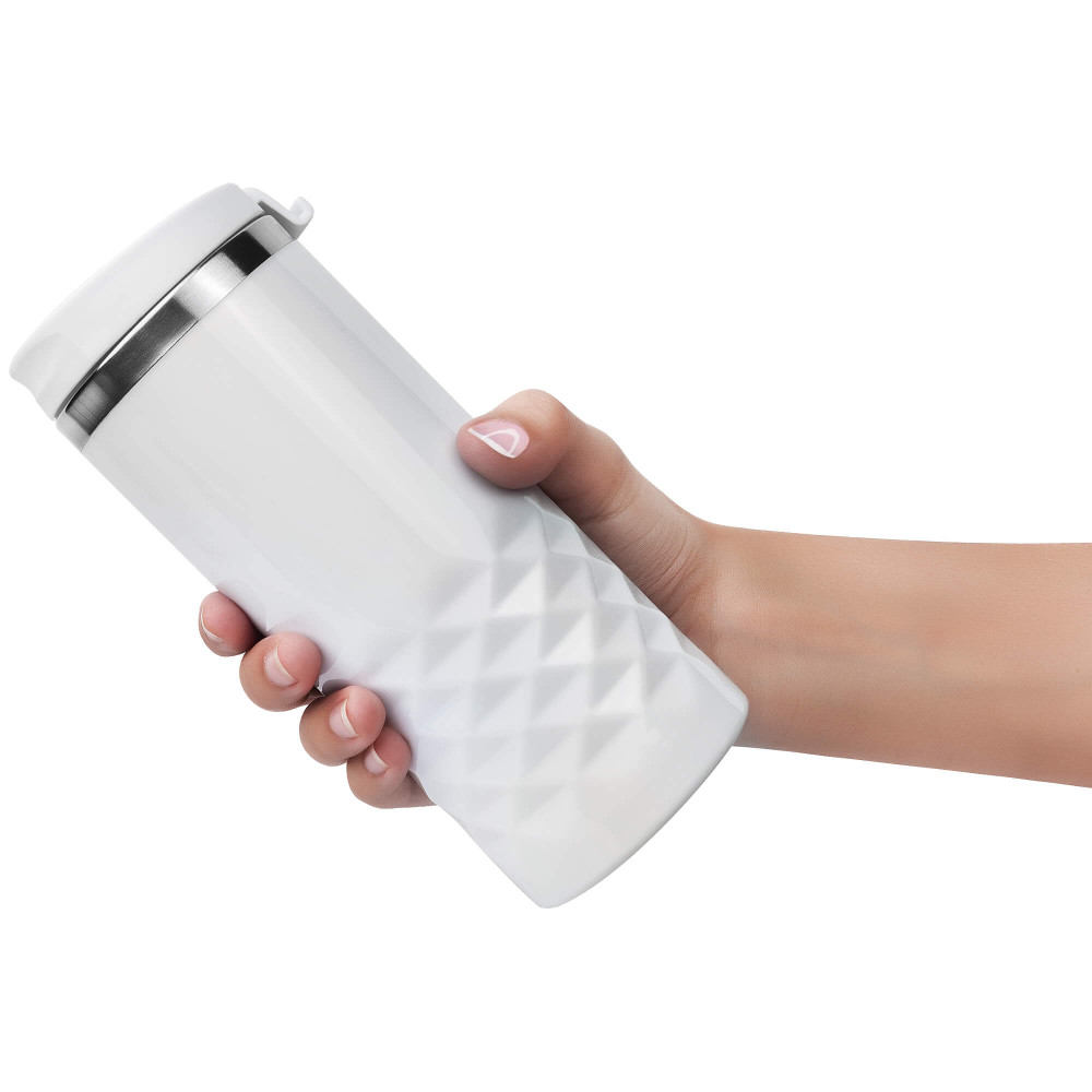 Термокружка NEXT COLOR 350мл., цвет Белый