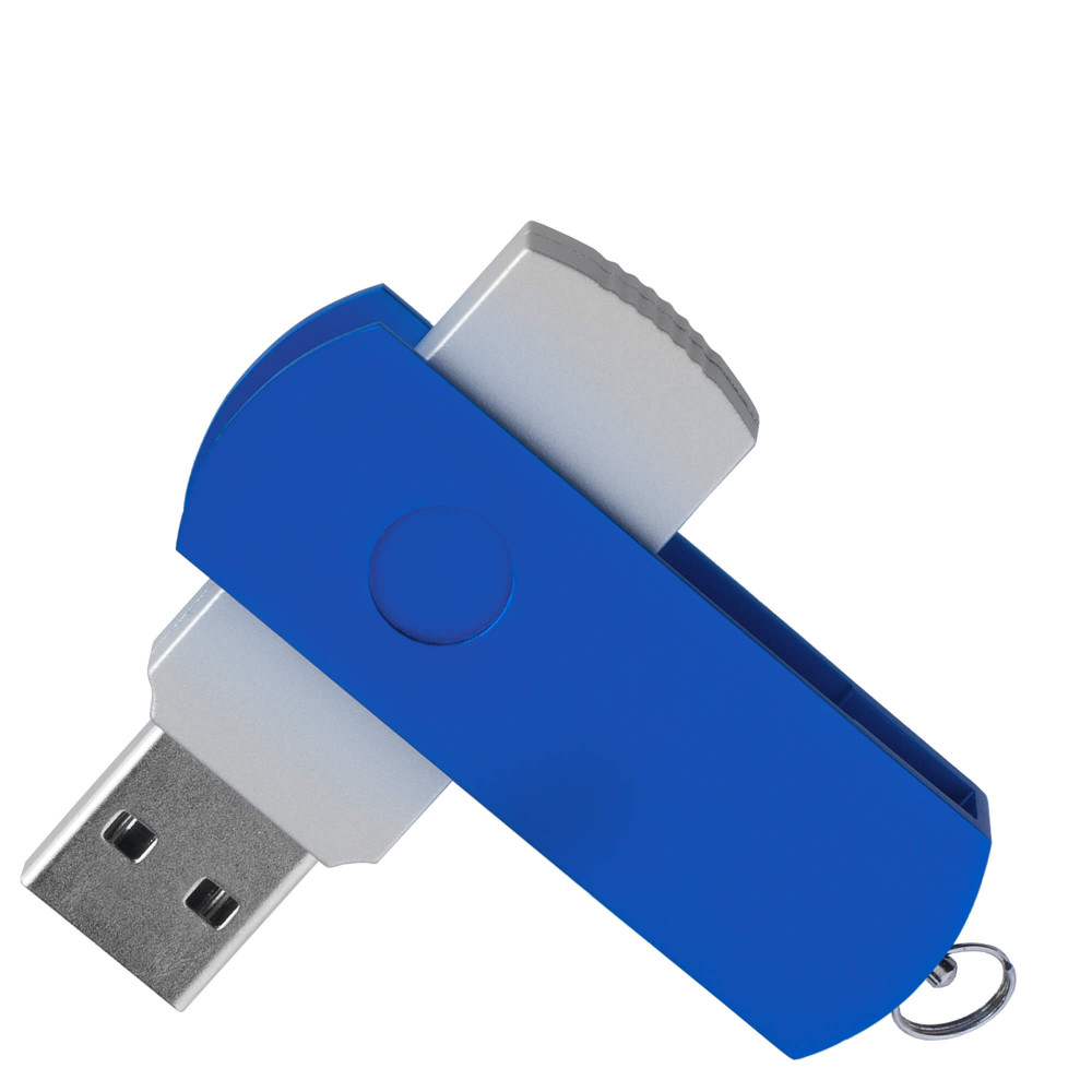 Флешка ELEGANCE COLOR, цвет Серебристый