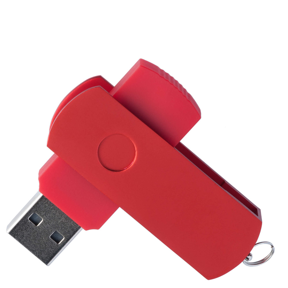 Флешка ELEGANCE COLOR, цвет Красный