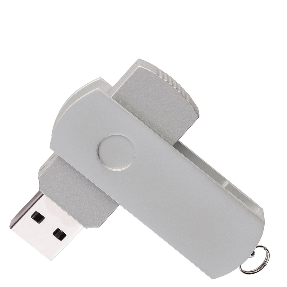 Флешка ELEGANCE, цвет Серебристый