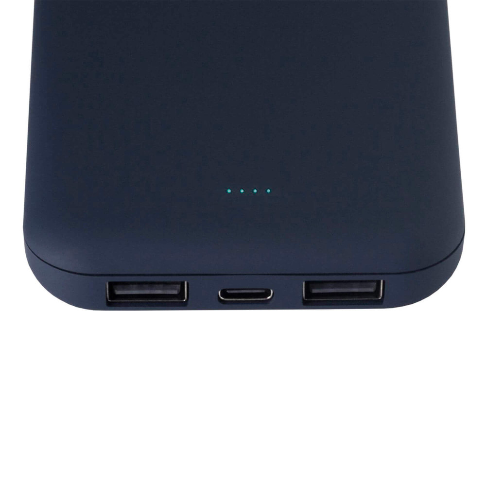 Внешний аккумулятор с подсветкой SIRIUS SOFT TYPE-C, 10000 мА·ч, цвет Синий