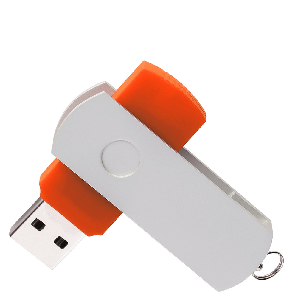 Флешка ELEGANCE, цвет Оранжевый