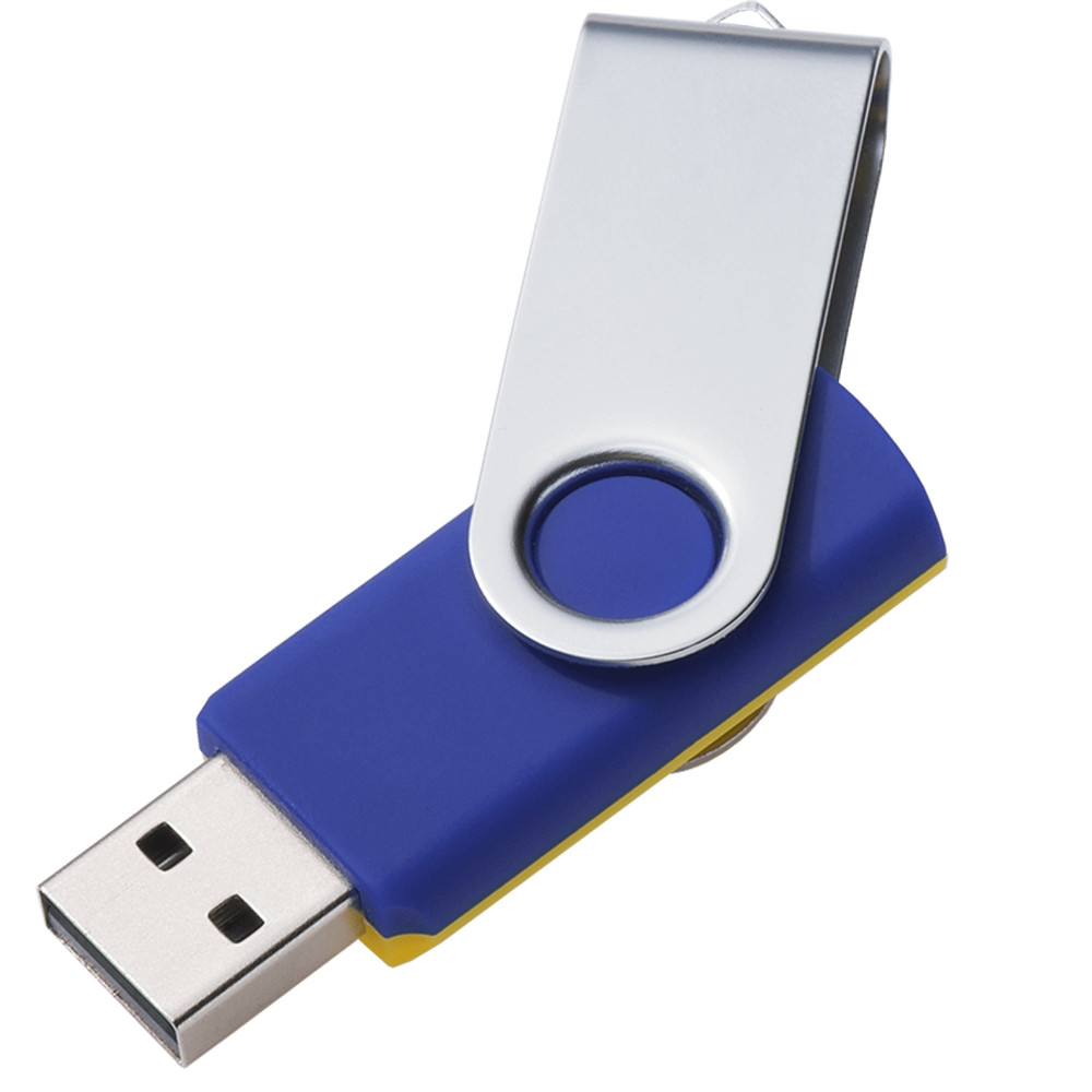 Флешка TWIST MIX, цвет Синий