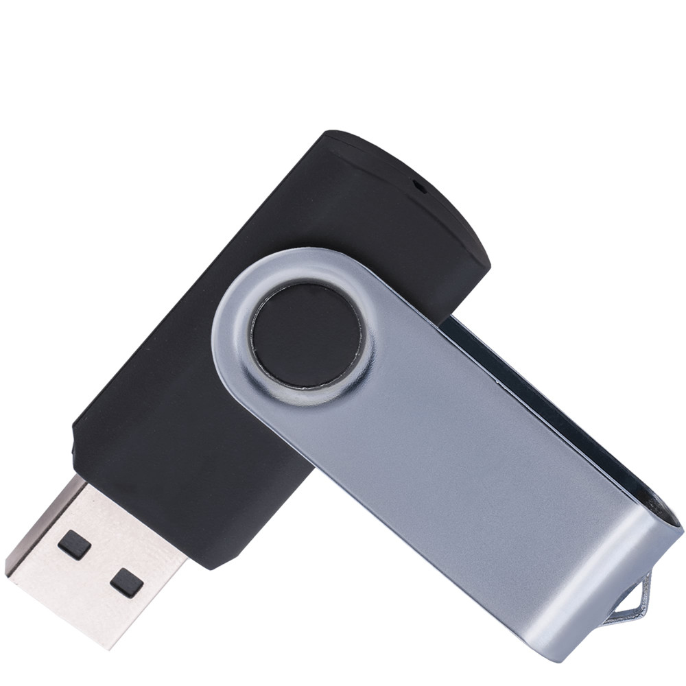 Флешка TWIST, цвет Черный